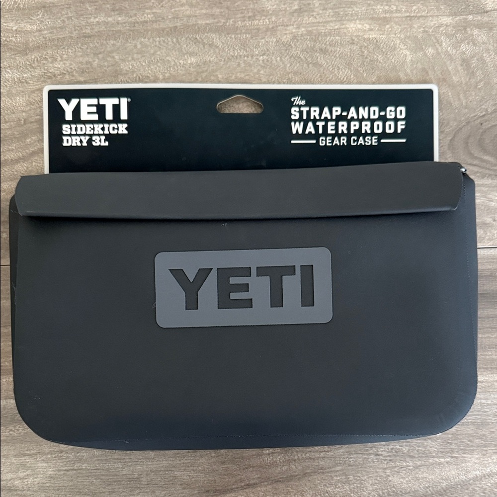 YETI Black Strap-and-Go Waterproof Case